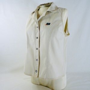 Vintage Genuine Harley-Davidson Women's L Vest w/ Button Snaps